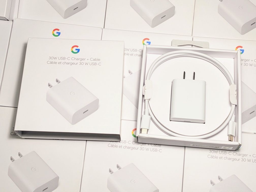 Google Pixel 30W USB Type-C Оригінальна зарядка + кабель 1, 2м.