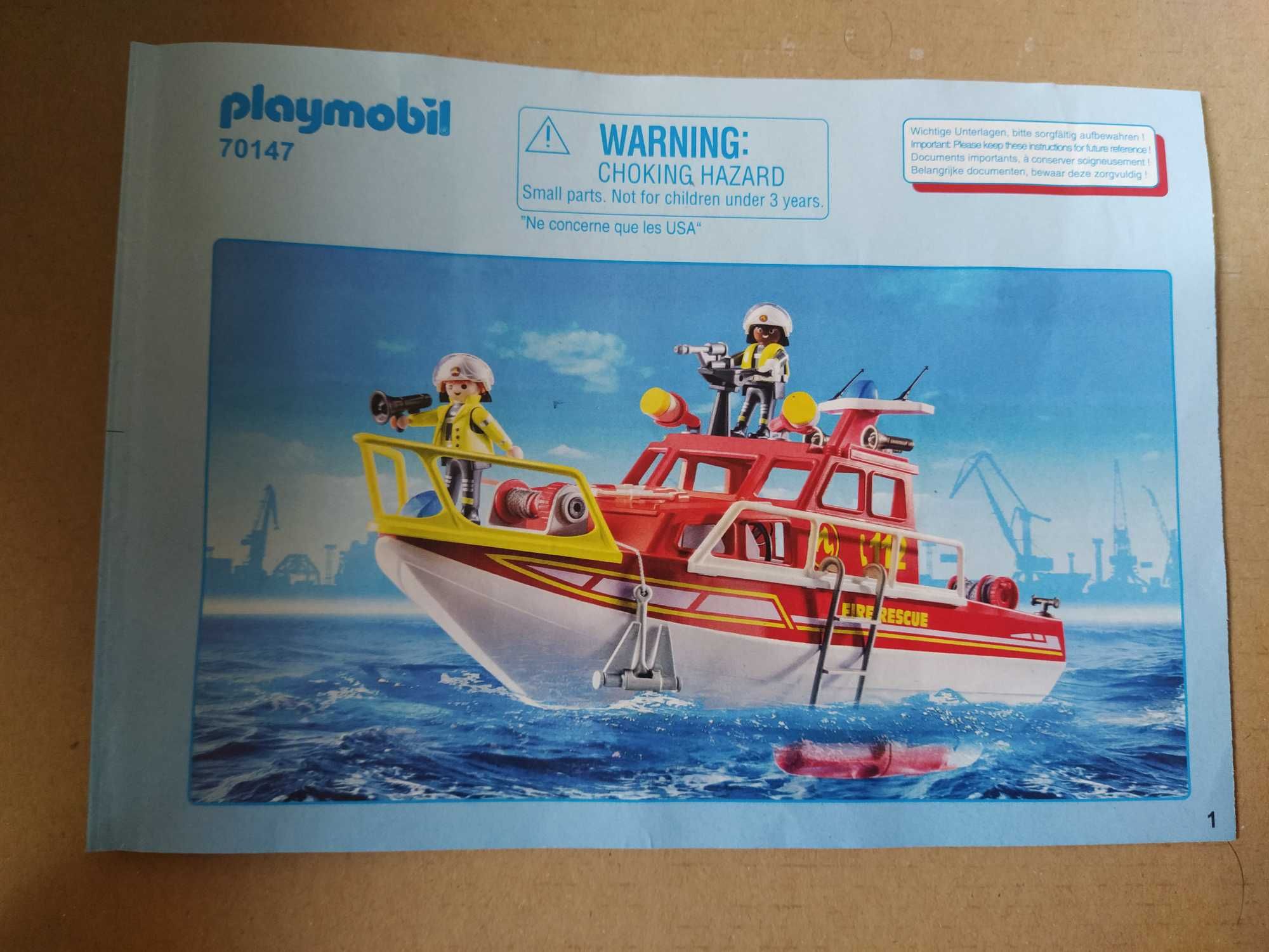 Playmobil City action - Barco de resgate