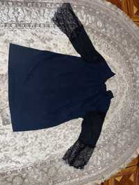 Блуза жіноча темно синя