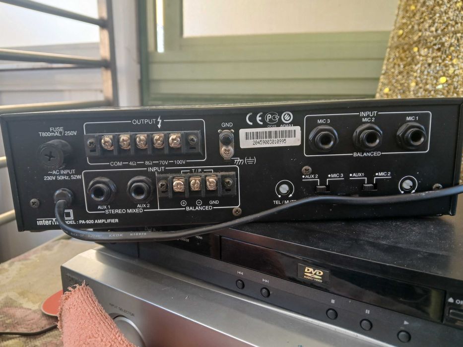 Amplificador Potencia Audio Profissional