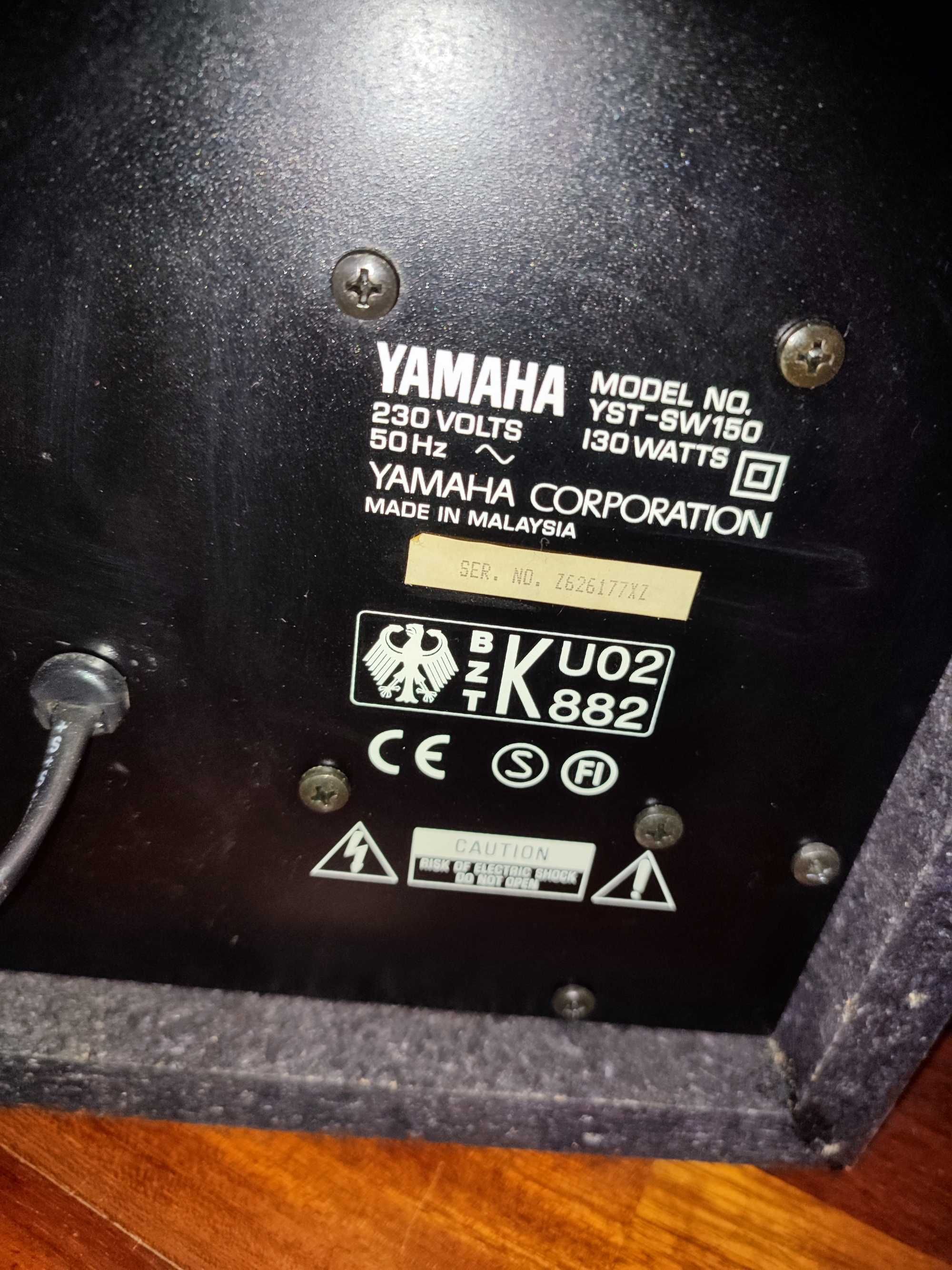 Subwoofer aktywny Yamaha YST - SW 150  2X głośniki 20 cm.