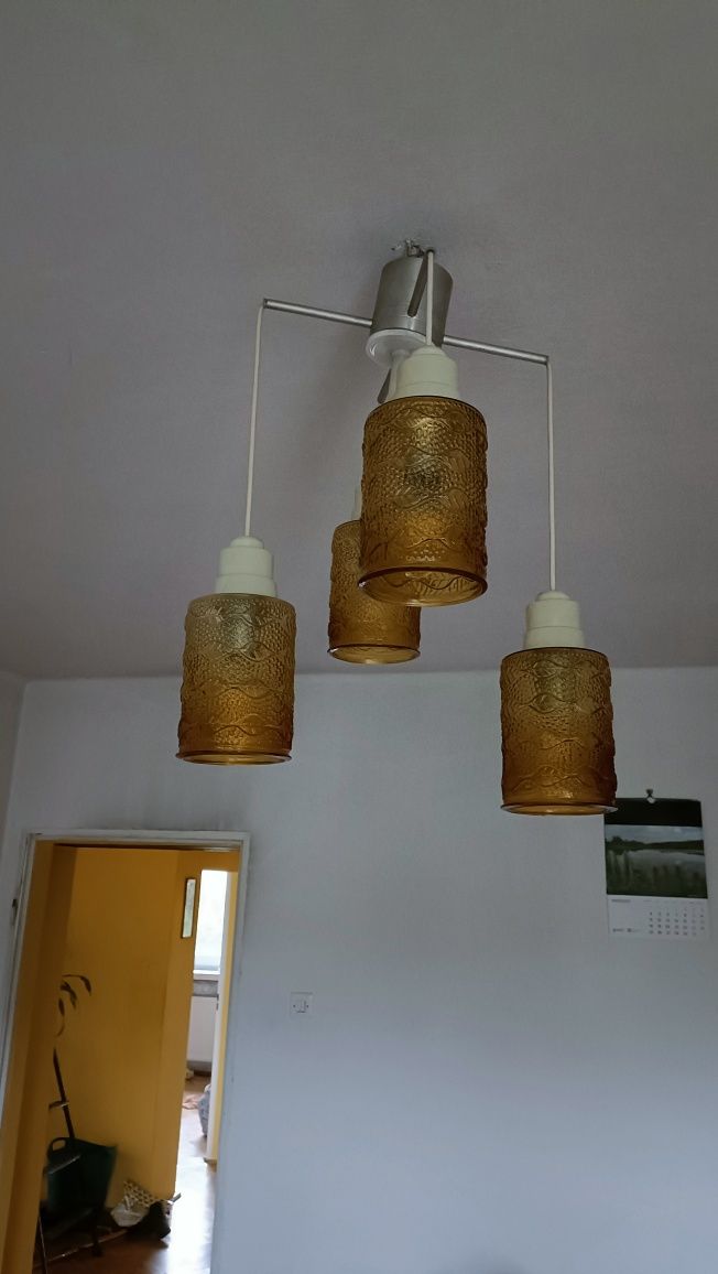 Lampa wisząca PRL