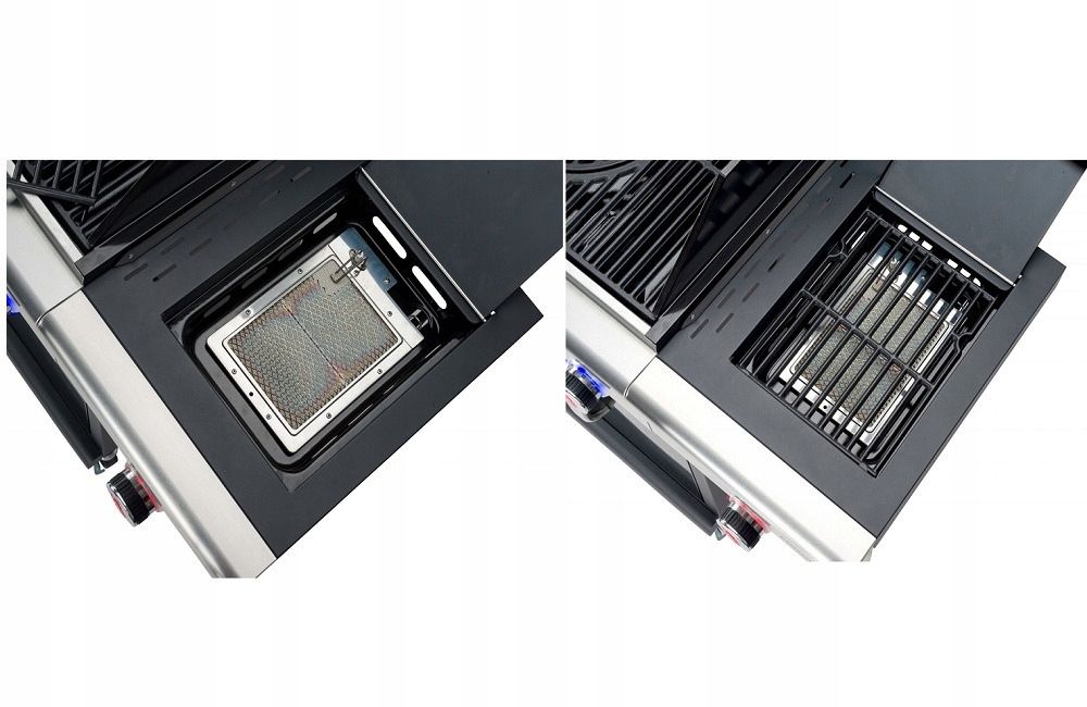 Grill gazowy wózek LANDMANN Triton 2.1 PTS 12916 0.9kW 2+1 NOWY ŻELIWO