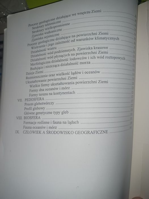 Podstawy geografii fizycznej z elementami geologii.Geografia Świtalski