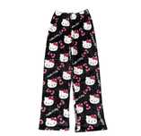 Штани hello kitty плюшеві штани штаны хелоу китти брюки пижама плюшева