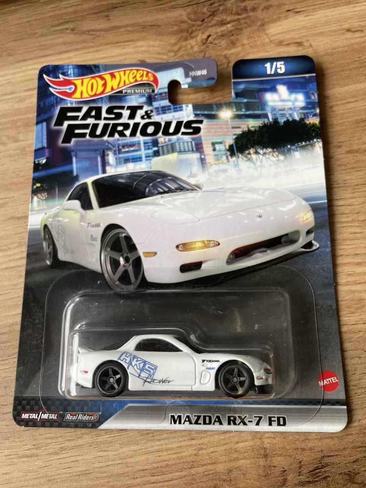 hot wheels fast and furious mazda rx-7 fd