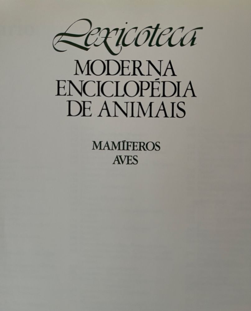 Enciclopédia de Animais 2 livros