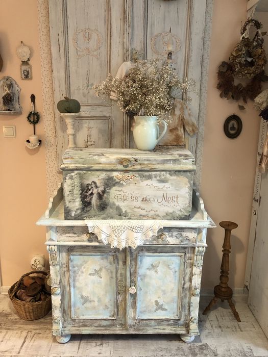 Kufer vintage Shabby chic