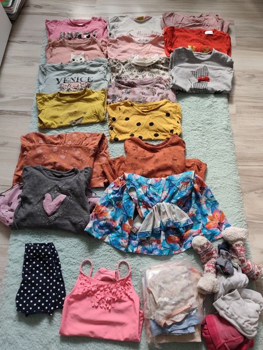 Paka ubranek,ubrań dla dziewczynki r.98