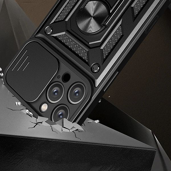 Etui Hybrid Armor Camshield na iPhone 16 Pro Max pancerne z osłoną na