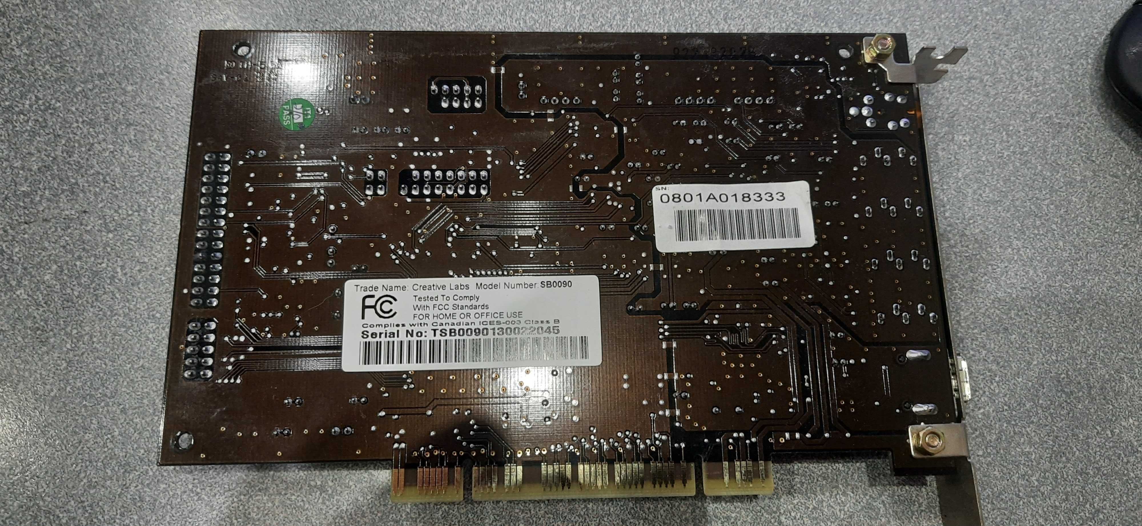 Creative Audigy SB0090 (SB1394) PCI, 5.1, SPDIF