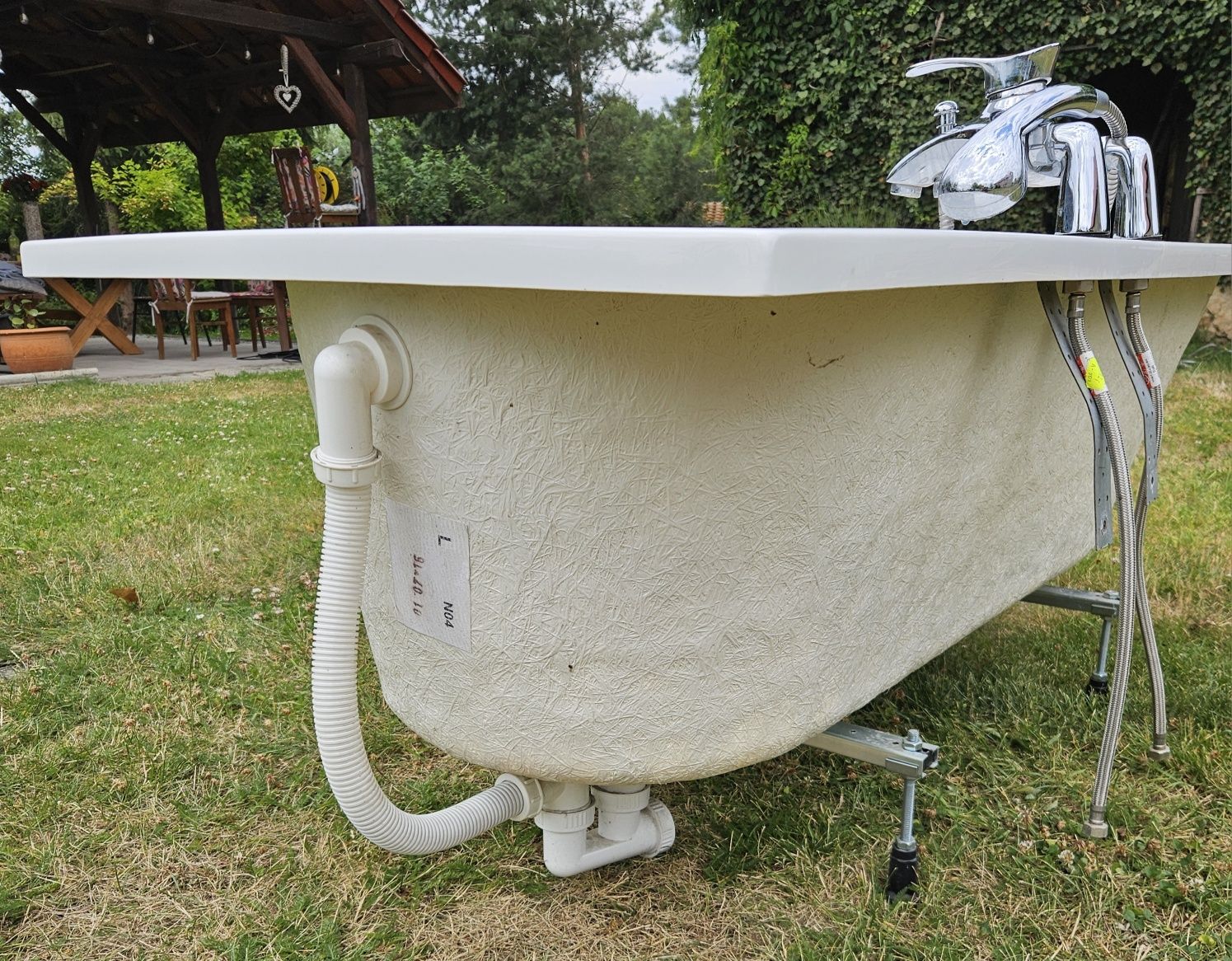 Wanna z baterią 160x70 Sanplast