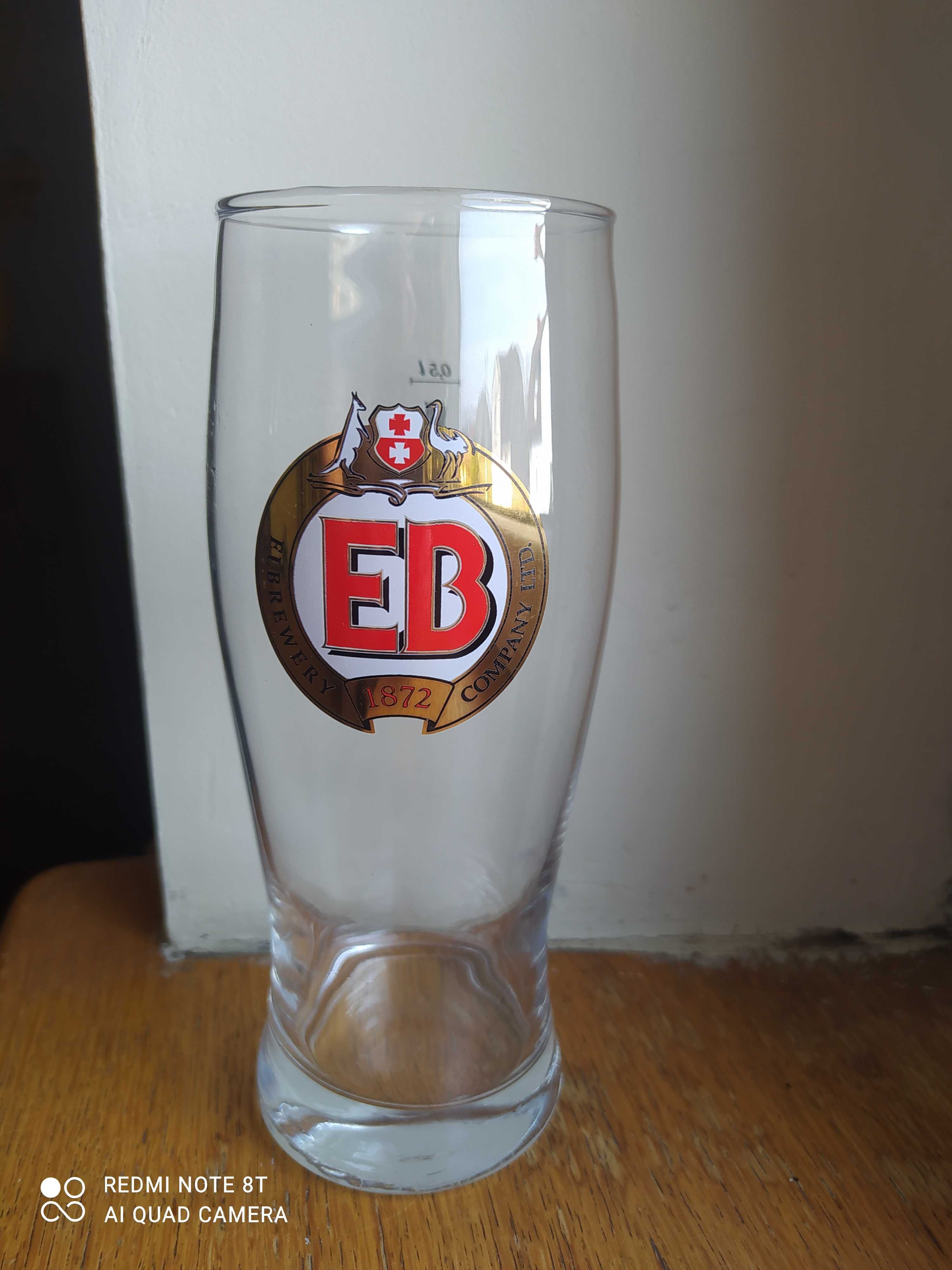 Browar Elbląg - szklanka do piwa EB poj. 0.5 l.