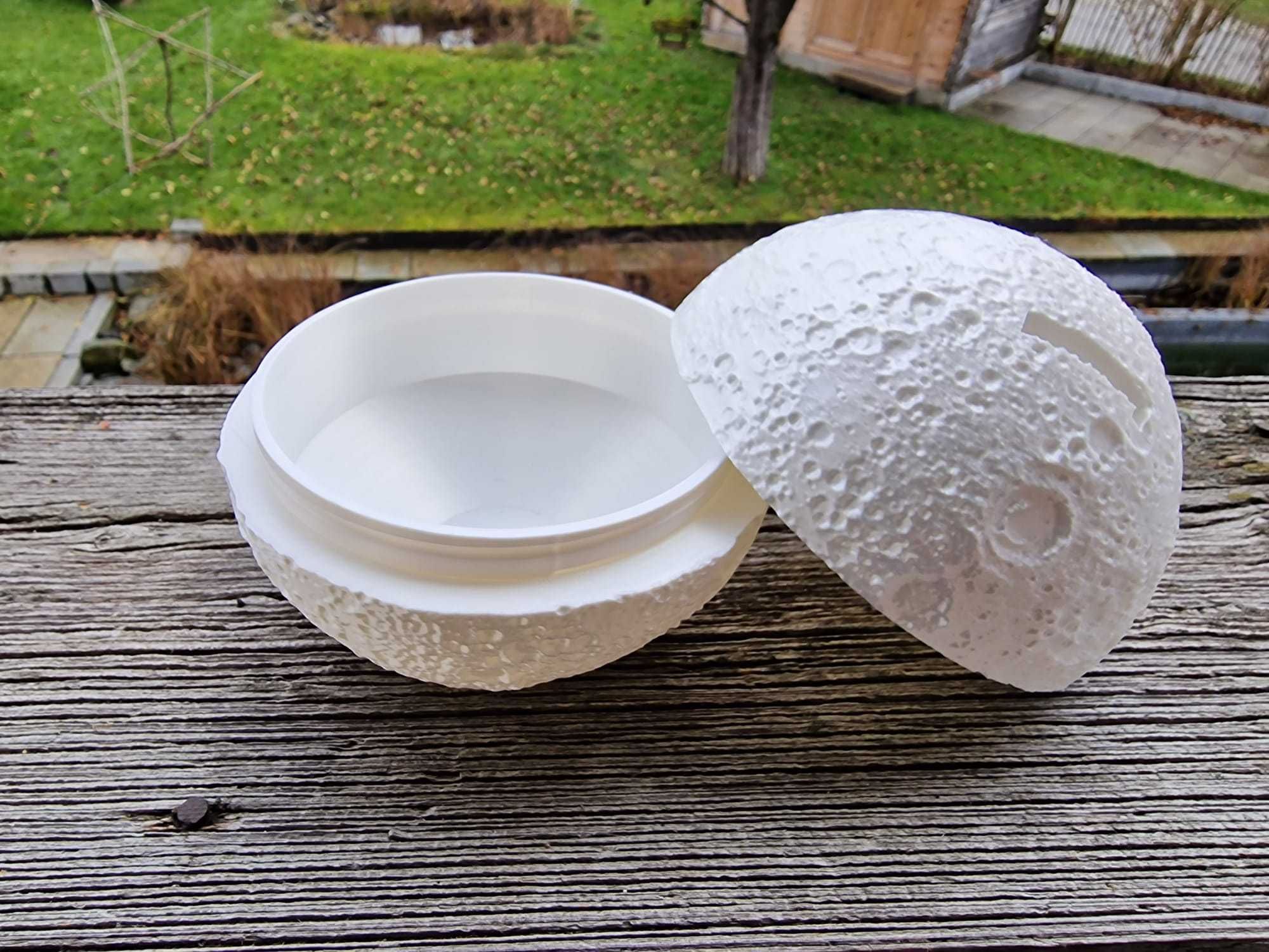 mealheiro lua imprimido 3d