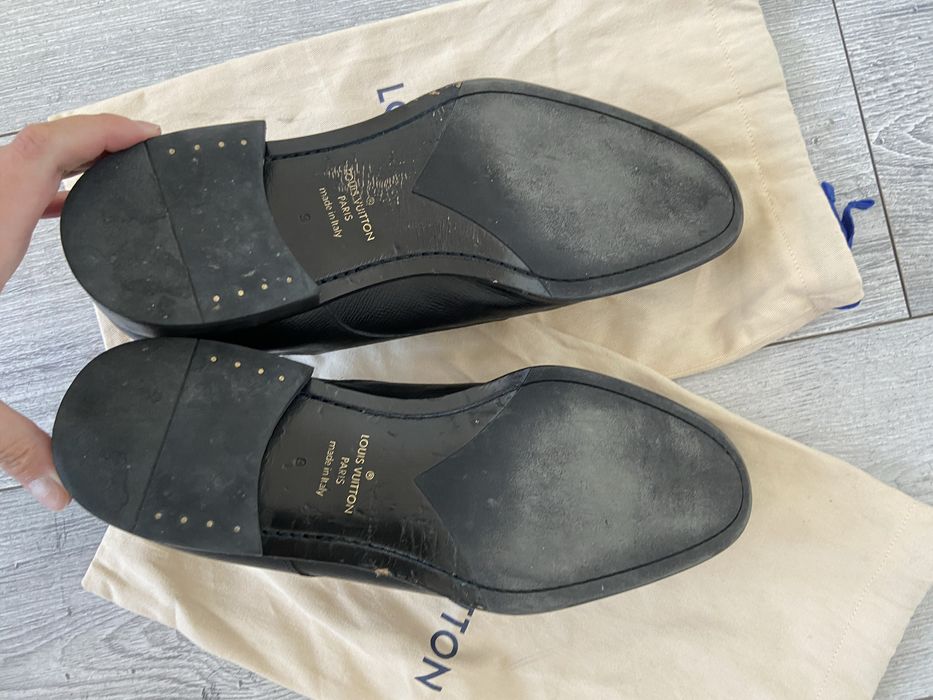 Louis Vuitton r. 45 buty meskie wizytowe polbuty pantofle