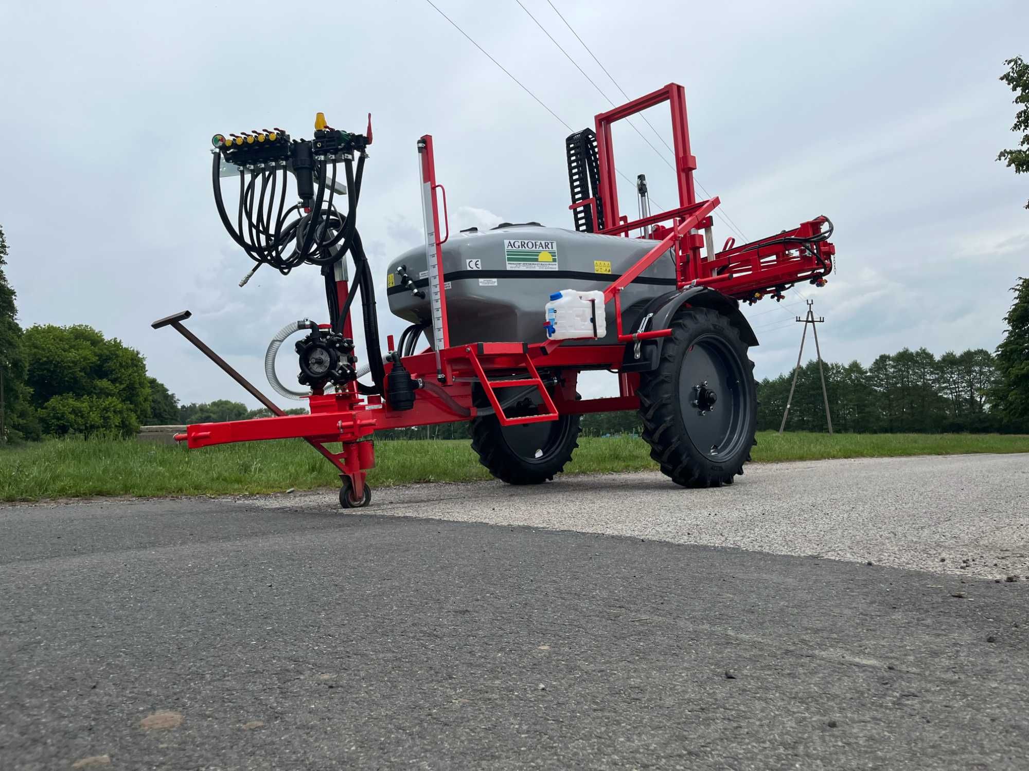 Opryskiwacz ciągany 1200l, AGROFART AF1215, polowy, zaczepiany NOWY