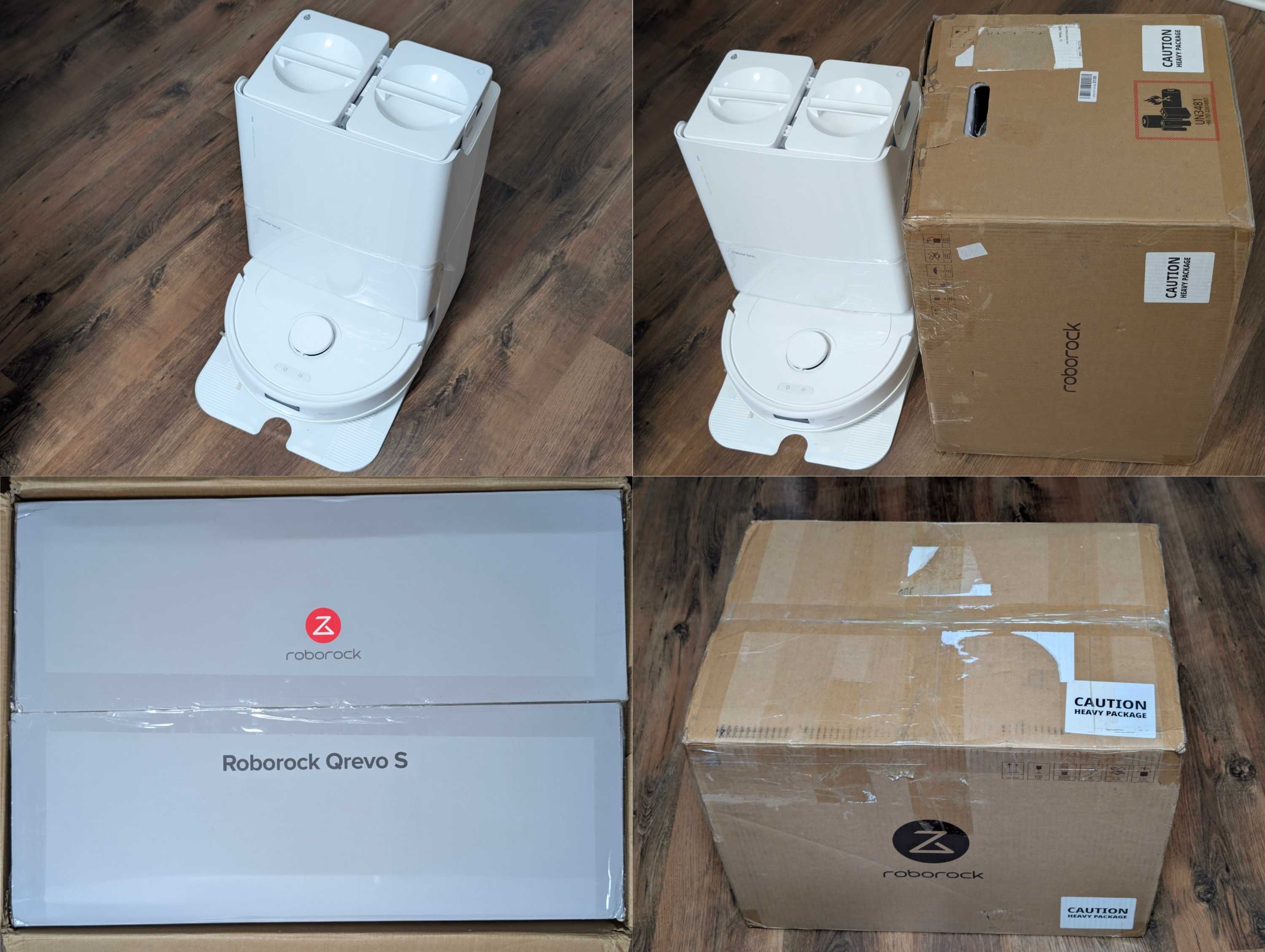 ROBOROCK Qrevo S j. nowy części 2lata mop odkurzacz Robot sprzątający