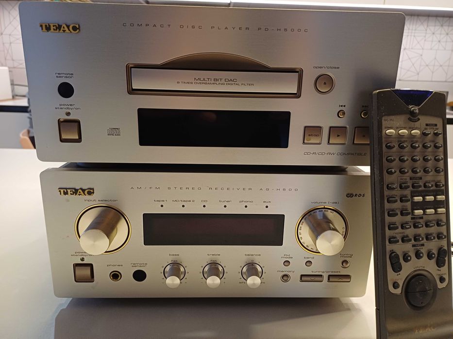 Стерео ресівер Teac AG-H500 та програвач CD  Teac pd-h 500c