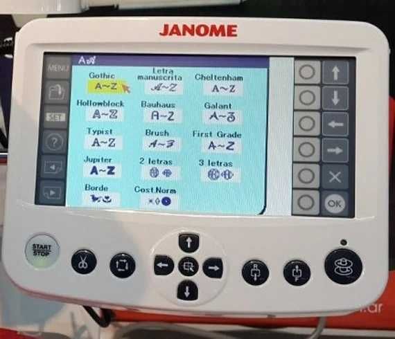 JANOME MB-4 panel sterujący / wyświetlacz do hafciarki - kompletny