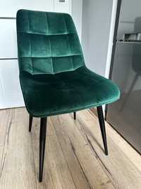 Krzeslo, zielone, stołowe