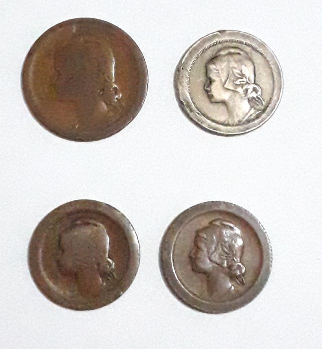 Lote de 11 Moedas antigas (centavos) da República Portuguesa