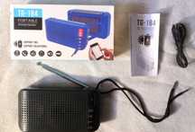 Rádio solar mini portátil usb microsd Bluetooth