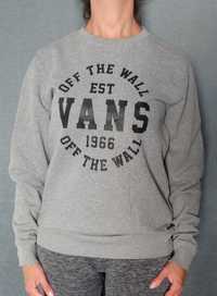 Bluza Vans of the wall dresowa szara z nadrukiem S M damska sportowa