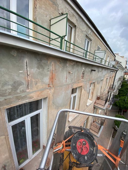 Naprawa murów ankrowanie naprawa pęknięć kotwy darmowa wycena elewacje