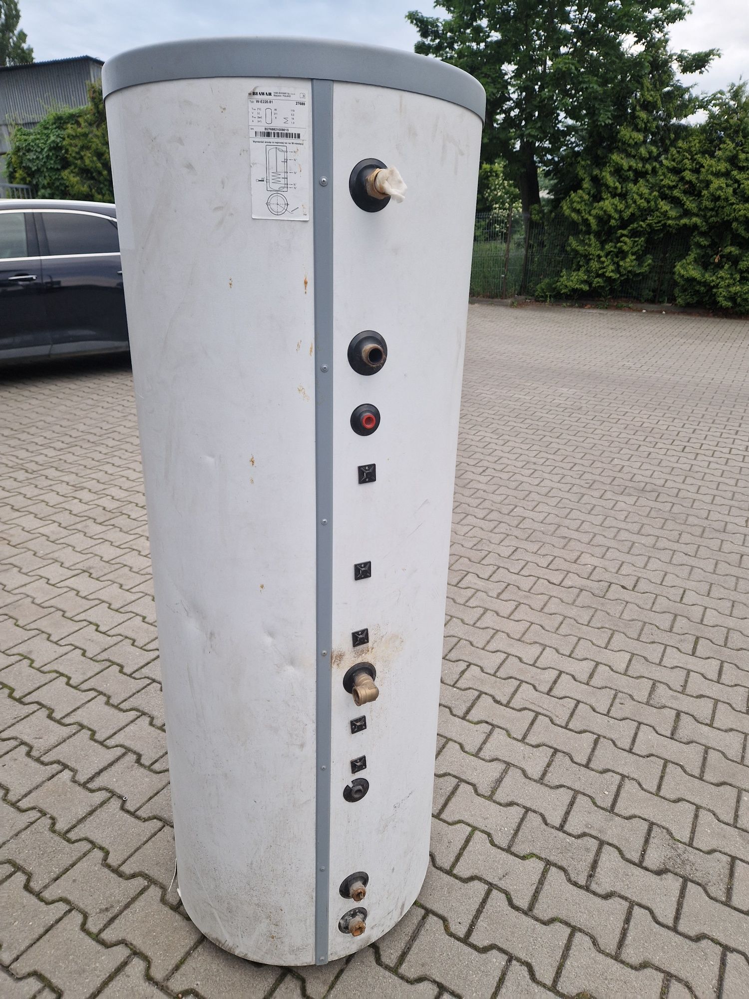 Zasobnik na wodę BIWAR mega W-E 220.81 z grzałką