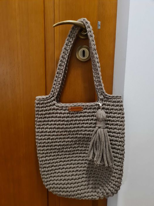 Duża bawełniana torba hand made