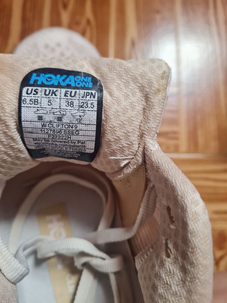 Hoka Clifton 9 beje 38