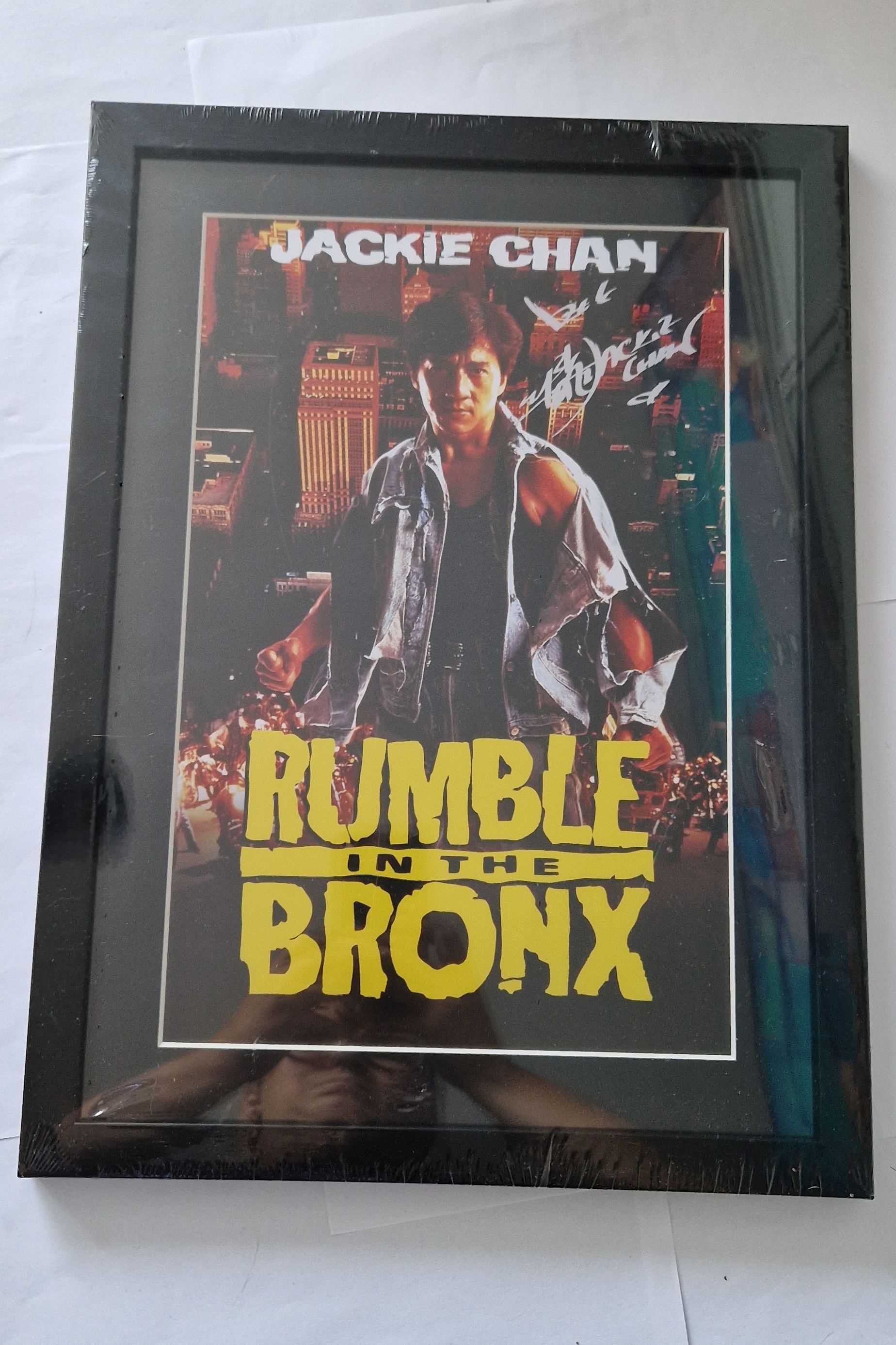 Obraz, plakat z filmu w ramie, format A3, Jackie Chan Draka w Bronksie