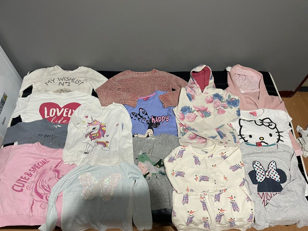Roupas novas de menina e outras usadas 1 vez 7/8/9/10/11 anos