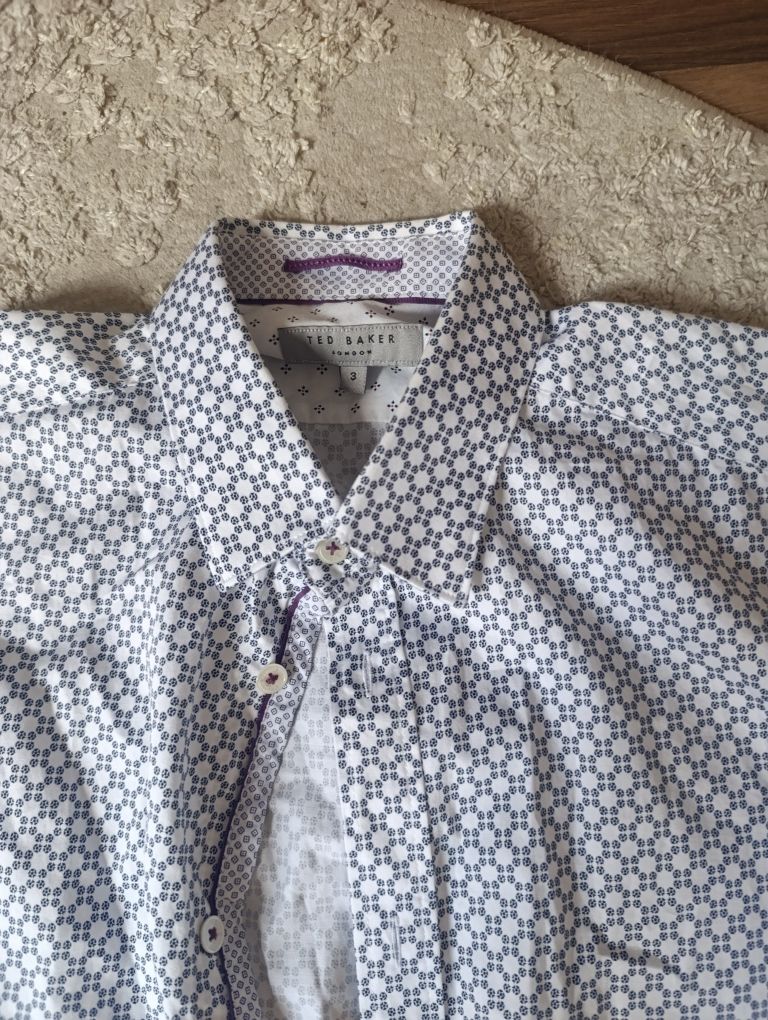 Koszula męska Ted Baker bawełna elegancka xs s
