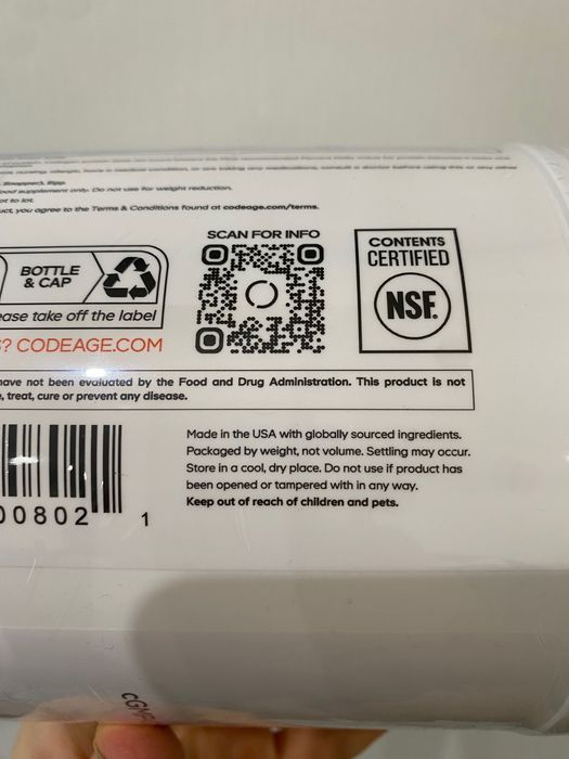 Колаген Collagen Codeage (пептиди колагену I, II, III, V і X типів  )