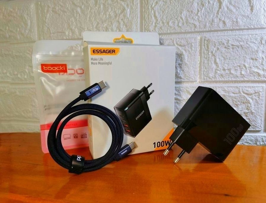 100w GaN + кабель