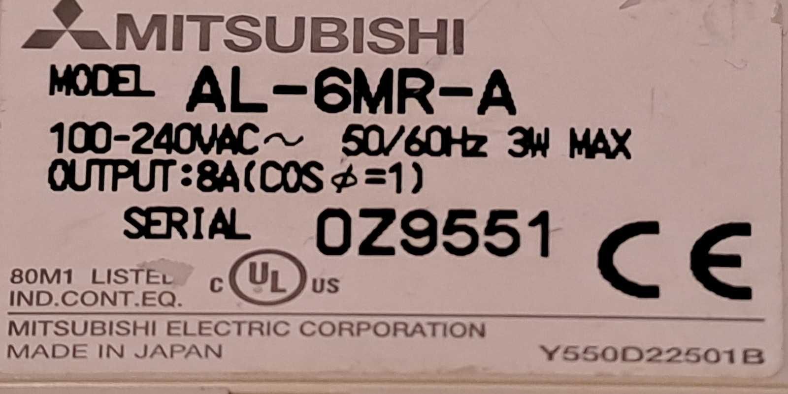 Sterownik PLC Mitsubishi AL-6MR-A 230V