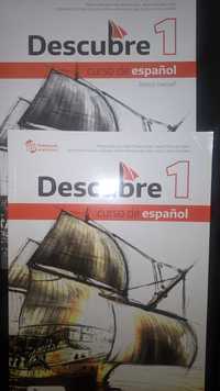 Podręcznik język hiszpański 1 + ćwiczenia descubre 1 A1 komplet  draco