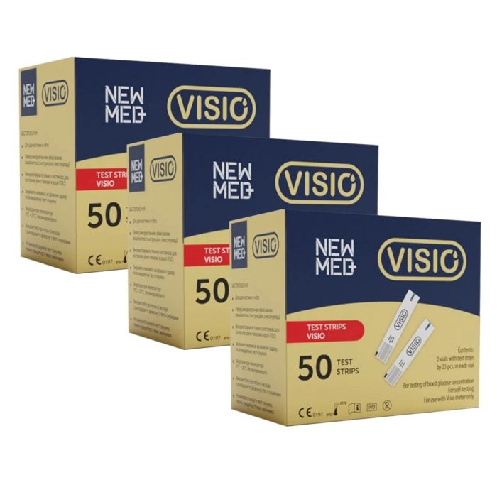 Тест смужки, полоски Візіо, visio