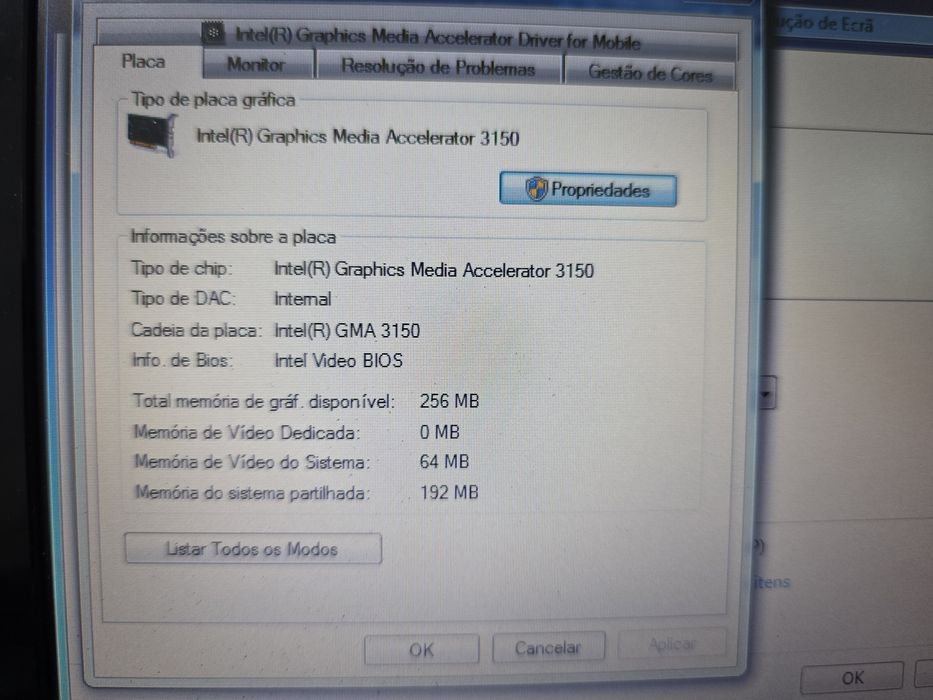 Portátil hp mini