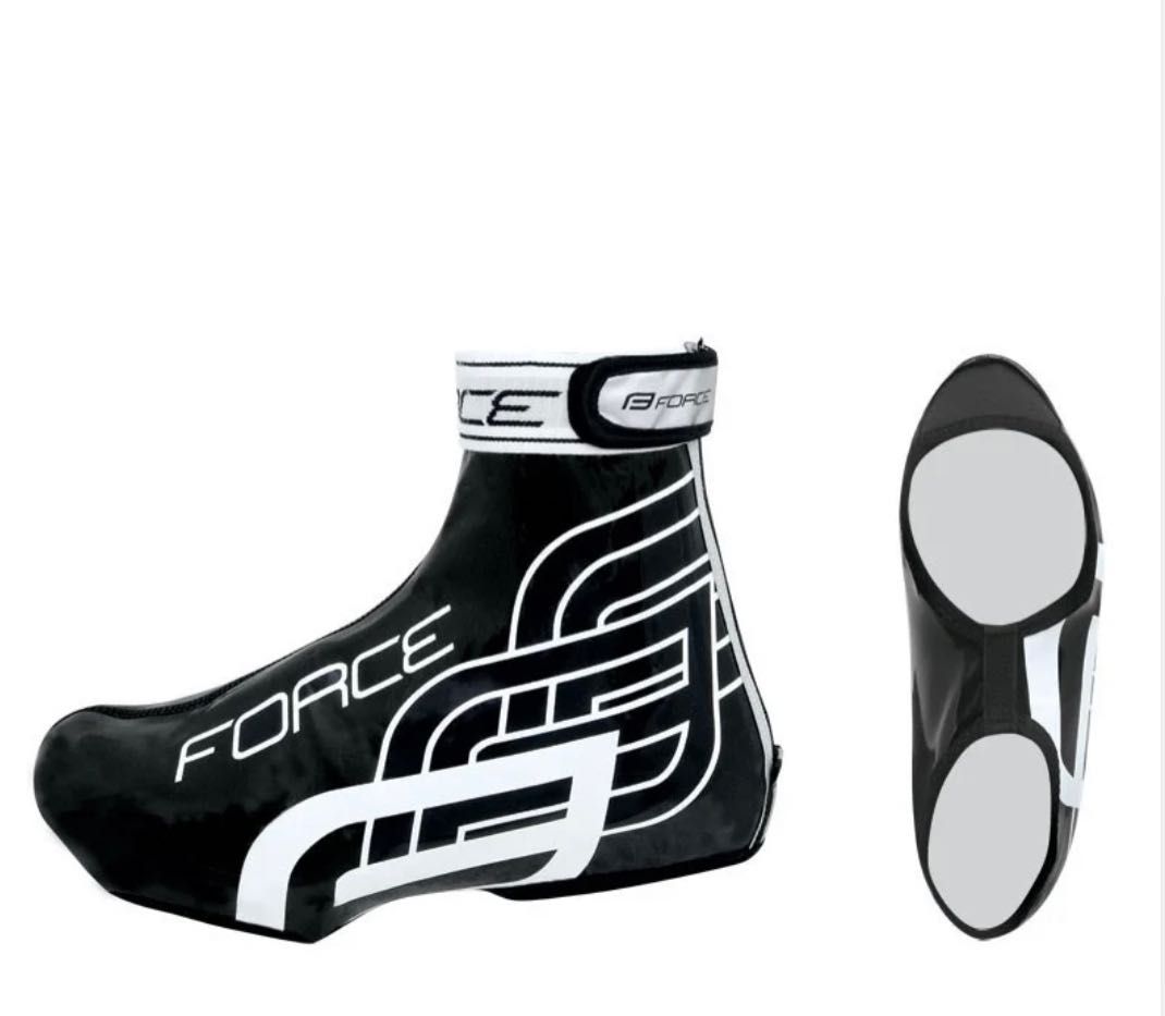 Ochraniacze na buty FORCE RAINY czarne