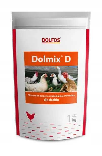 Mieszanka mineralna dla DROBIU DOLFOS Dolmix D 1kg →→ ZWIERZOGRÓD←←