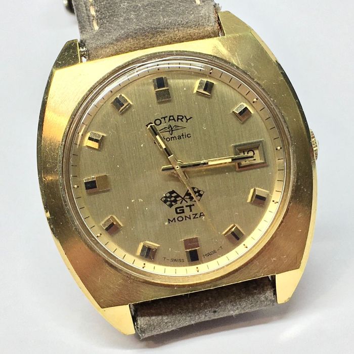 ROTARY Monza GT Jo Stiffert automat zegarek męski VINTAGE