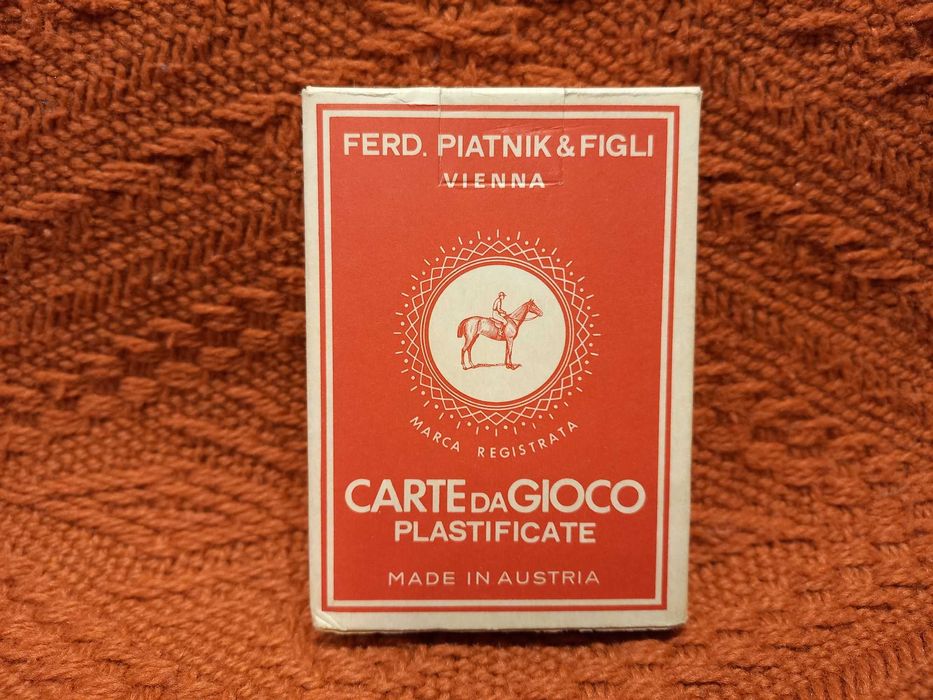 Karty do brydża z lat 70-tych