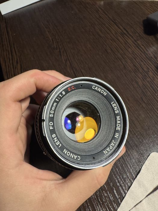 Портретний вінтажний обʼєктив Canon FD 50mm f/1.8 SC  байонет Fijifilm