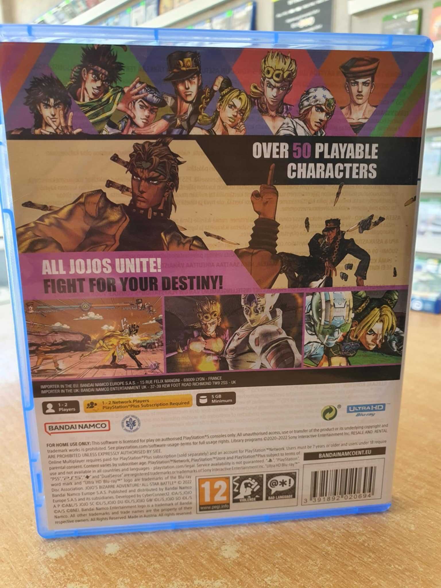 JoJo Bizarre Adventure All Star Battle R PS5 sklep i serwis Lara Games