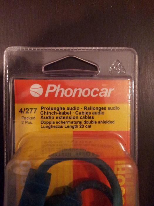 Cabos extensores áudio