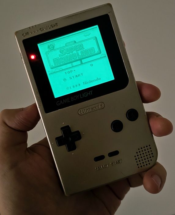 Rzadka konsola Nintendo GAME BOY GAMEBOY LIGHT MGB-101 sprawny 100%