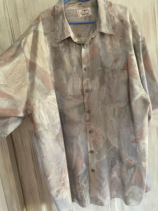 Koszula Giovanni vintage lata 90 oversize dotyk jedwab