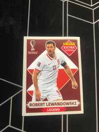 robert lewandowski legend PANINI(extra sticker)